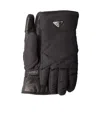 Prada Mens Black Logo-patch Corduroy Gloves In Black