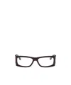 Prada Rectangle-frame Sunglasses In Black