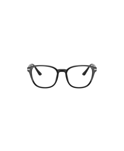 Prada Logo Flat Mirror In Black