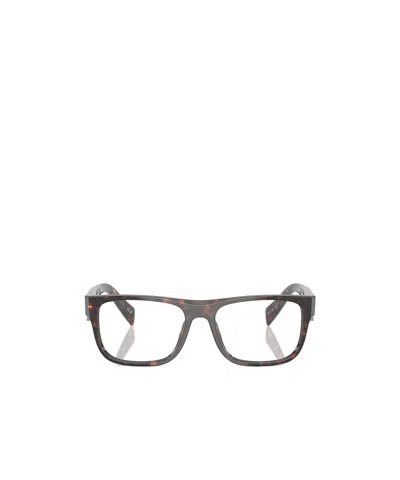 PRADA PRADA EYEWEAR SQUARE FRAME GLASSES