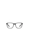 Prada 56mm Rectangular Optical Glasses In Black