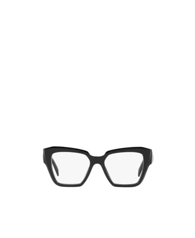 Prada Logo Flat Mirror In Neutral