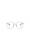Prada Logo Flat Mirror In Nude