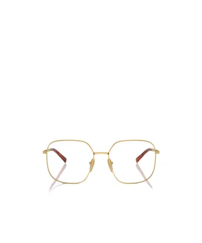 PRADA PRADA EYEWEAR GEOMETRIC FRAME GLASSES