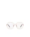 Prada Triangle-logo Glasses In White