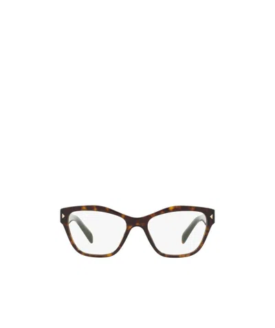 Prada Logo Flat Mirror In White