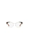 Prada Logo Flat Mirror In White