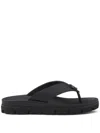 Prada Flip-flops Mit Logo In Schwarz