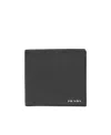 Prada Saffiano Leather Wallet In Black