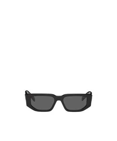 Prada Logo Full Frame Sunglasses In Black