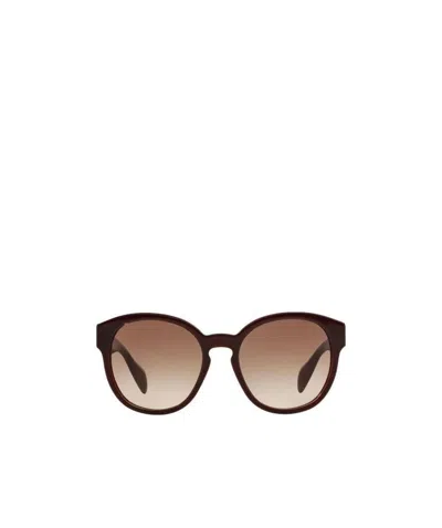 Prada Logo Gradient Sunglasses In Brown