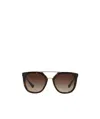 Prada Logo Gradient Sunglasses In Brown