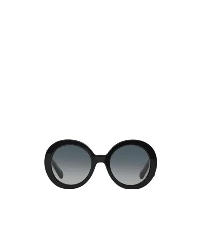 Prada Logo Gradient Sunglasses In Black
