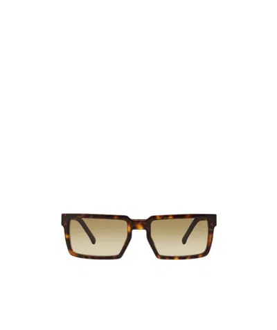 Prada Logo Gradient Sunglasses In Nude