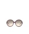 Prada Logo Gradient Sunglasses In Nude