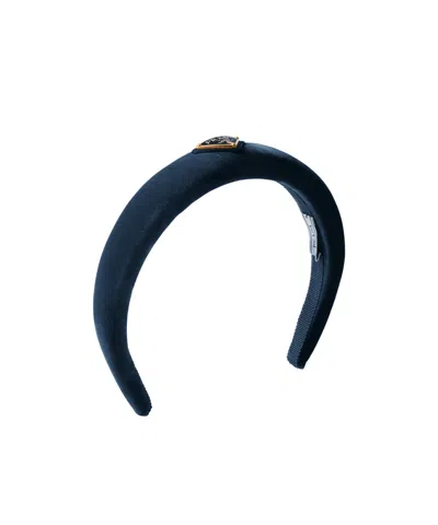 Prada Re-nylon Headband In Black