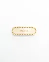 Prada Logo Hair Clip