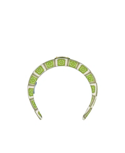 PRADA LOGO HAIR ORNAMENTS