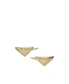 Prada Logo Hair Ornaments In Yellow