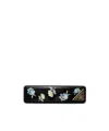 Prada Plexiglas And Metal Hair Clip In Black/light Blue