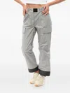 Prada Goretex Tech Pants With Logoed Hems In Gray