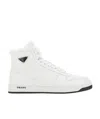 Prada Sneakers In Pelle Bianca   Uomo In White