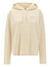 Prada Logo Hoodie Sweatshirt Beige