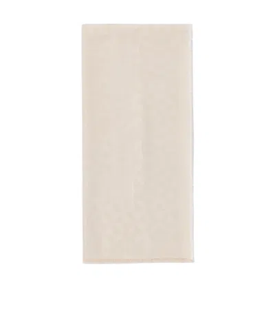 Prada Logo-jacquard Shawl In White