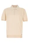 Prada Beige Classic Polo Shirt In Natural