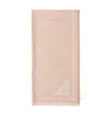 Prada Silk And Wool Jacquard Scarf In Pink