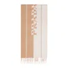 Prada Jacquard Wool Logo Scarf In Neutrals
