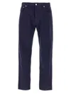 Prada Men Straight Leg Tapered Jeans In Blue