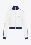 Prada Single-breasted Cotton Blazer In White