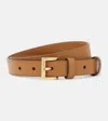 Prada Caramel Leather Belt In Brown