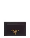 Prada Logo Leather Card Case