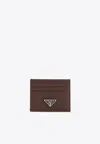 Prada Logo Leather Cardholder