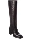 Prada Women's Leather Boots In Black