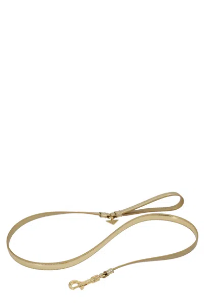 Prada Logo Leather Leash