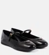 Prada Woman Black Flats In Black