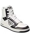 PRADA PRADA LOGO LEATHER SNEAKER