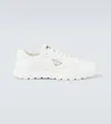 Prada Low-top Re-nylon And Leather Sneakers In White