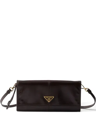 PRADA LOGO LEATHER WALLET