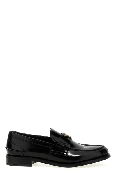 PRADA LOGO LOAFERS