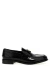 Prada Women Brushed Leather Loafers In Black