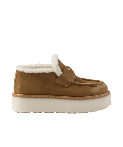 PRADA LOGO LOAFERS