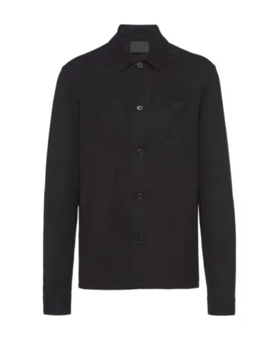 PRADA WOOL BLEND SHIRT