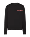 Prada Recycled Double Technical Jersey Sweatshirt In Black