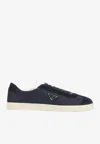 Prada Re-nylon Low-top Sneakers In Blue