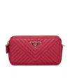 Prada Logo Mini Bag In Red