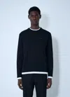 Prada Men Logo Motif T-shirt In Black